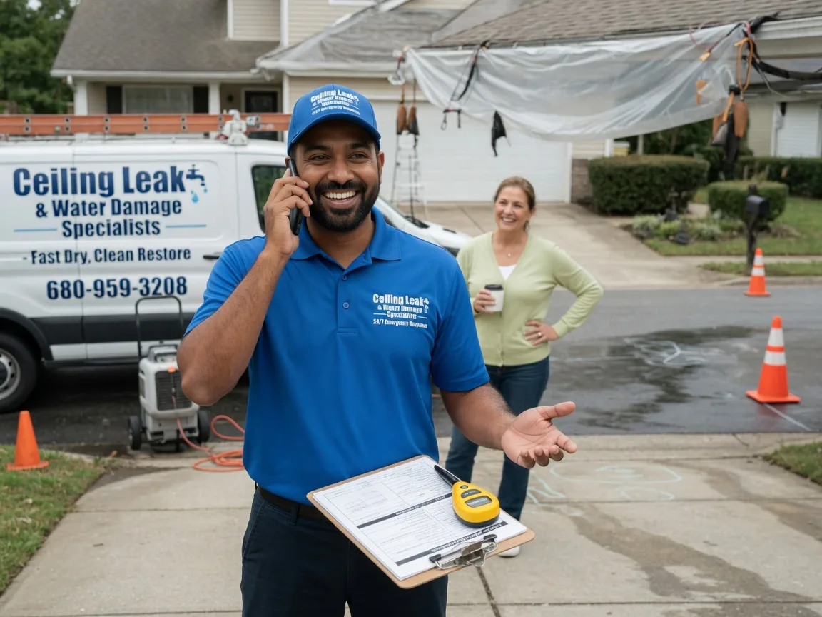 Ceiling Leak Cleanup Elgin, ND FAQs